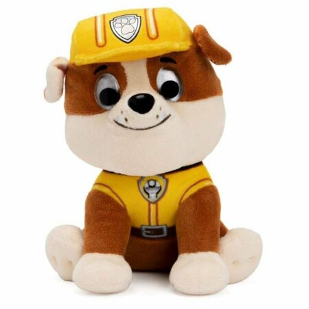 GUND Paw Patrol Construction Worker Rubble Plush Toy Polyester Mulitcolored 6056514